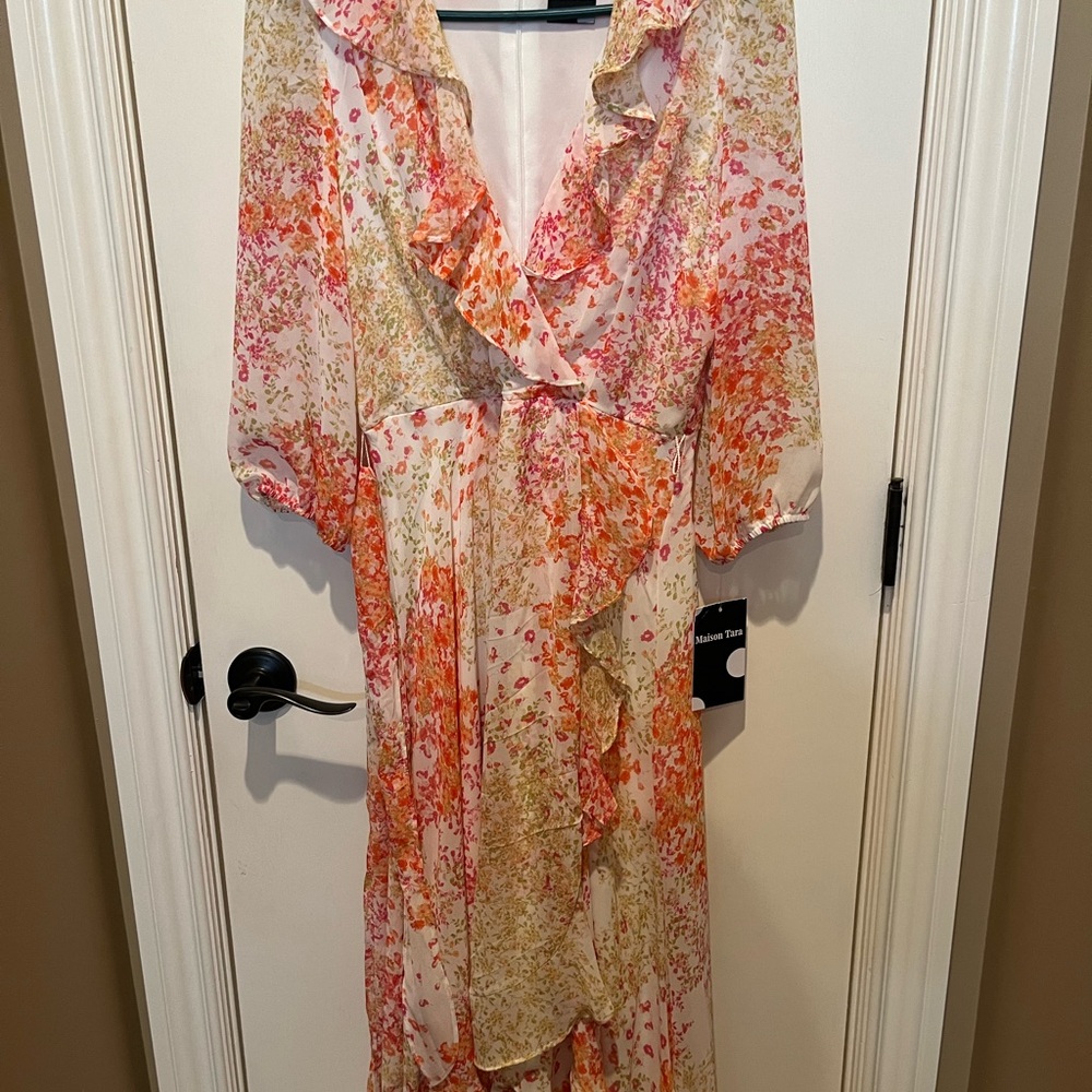 Floral Ruffle Dress - Picture 9 of 10